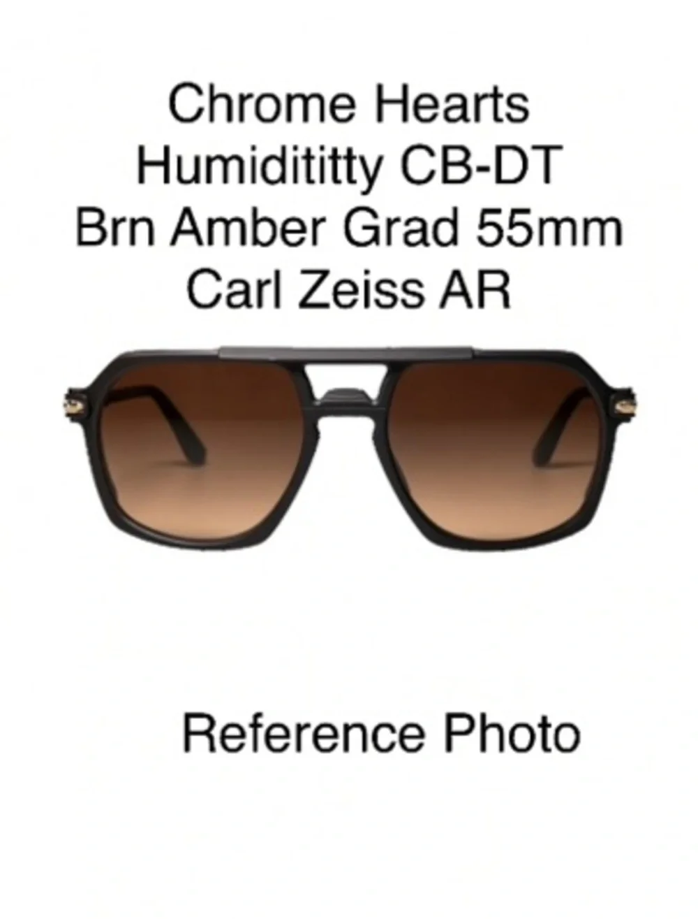 Replacement lenses for Chrome Hearts Humidititty Sunglasses 55mm